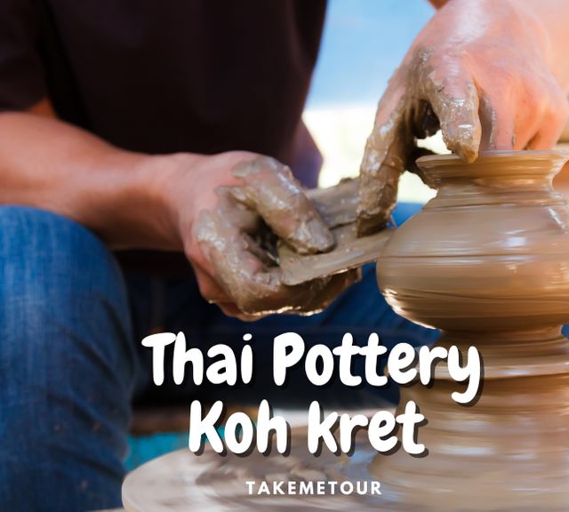 Making Thai Pottery in Koh Kret Nonthaburi 