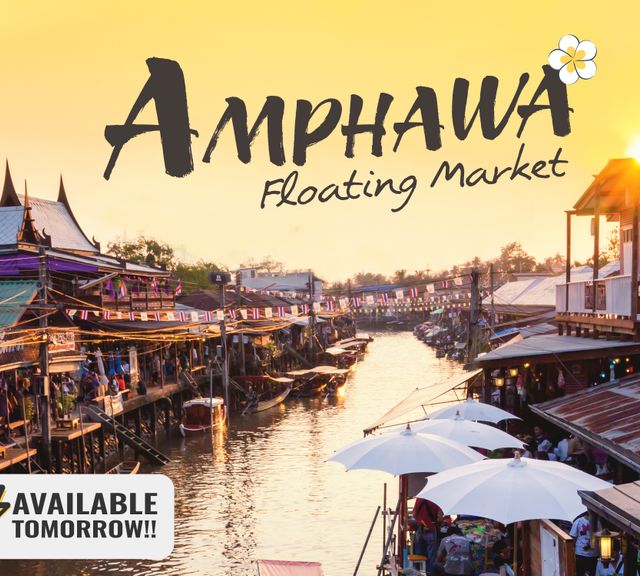 Amphawa Floating Market & Boat Ride to Local Canal