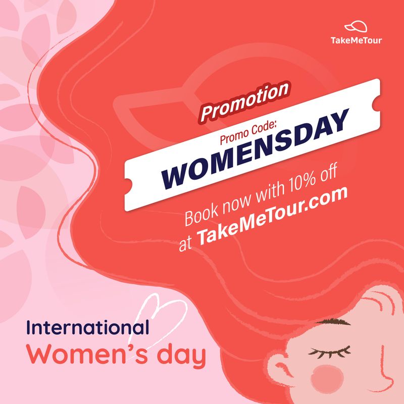 Promo code WOMENSDAY