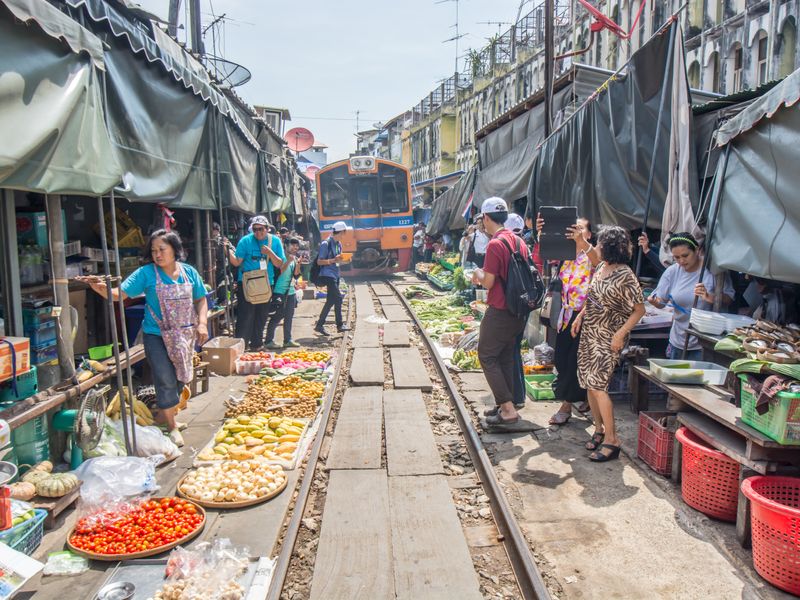 Samut Songkhram Train Market Tour | Book TakeMeTours